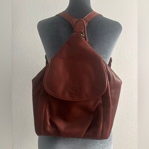 American leather co. backpack EUC